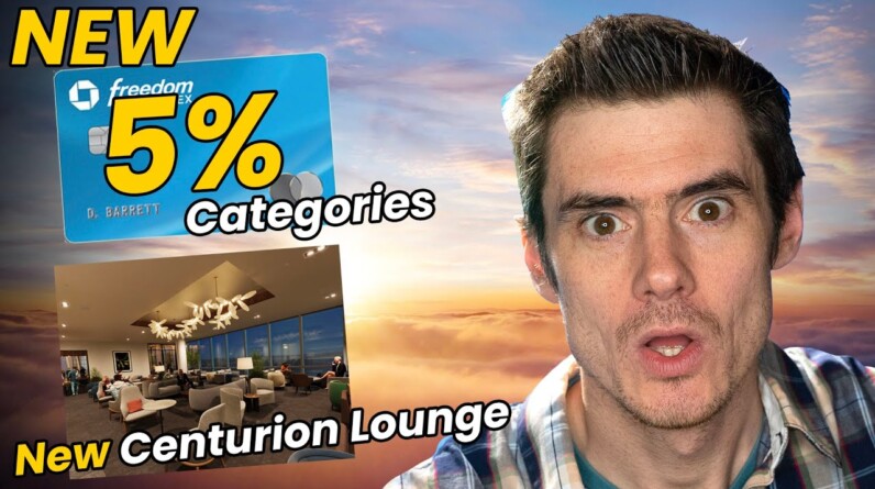 Credit Card Just Added 5% in THIS Category + New Centurion Lounge